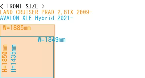 #LAND CRUISER PRAD 2.8TX 2009- + AVALON XLE Hybrid 2021-